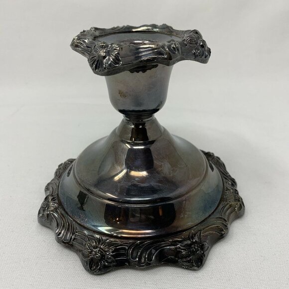 Vintage Sheridan Silver Candle Holders (set of 2) - Picture 2 of 12